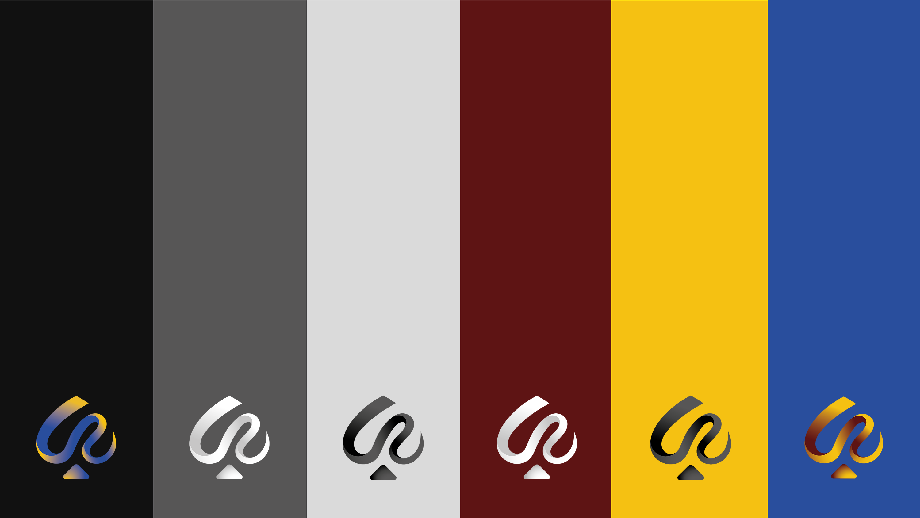 Color variations of the logo and the brand colors